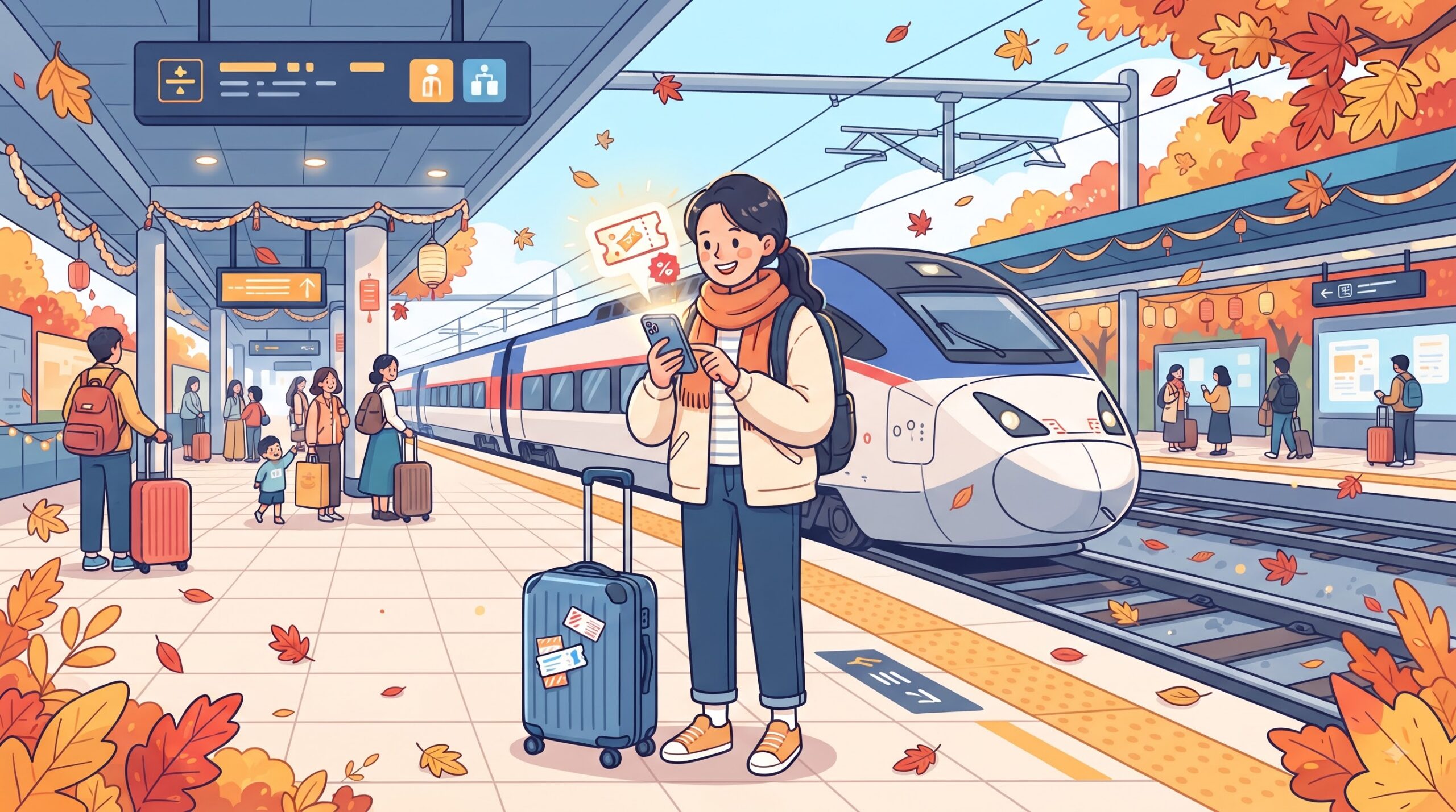 [K-Trip] 추석 역귀성 기차표 반값 예매하는 법 — 코레일 최대 50% 할인 완전정리 (How to Snag Korea’s Chuseok “Reverse Commute” Half-Price Train Tickets — A Complete Discount Guide)